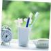 Kombiuda 6-Piece Double-Headed Portable Toothbrush Set | Double-Sided Mouth Cleaning Prosthesis Toothbrush - Buy Online on GoSupps.com