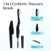 Buy 2-in-1 Eyebrow Mascara Brush & Lash Clusters Applicator - Multi-Purpose 3 Pcs Makeup Tools Kit for Perfect Eyelash & Eyeliner Application - International Shipping Available - Buy Online on GoSupps.com