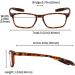 Suertree Blue Light Filter Reading Glasses - TR90 Frame for PC & Gaming - 2.5x Magnification - UV Protection - Stylish Leopard Design for Women & Men - 1PC - Buy Online on GoSupps.com