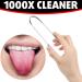 Buy Tongue Scraper 2-Pack - Stainless Steel Tongue Cleaner for Fresh Breath | Travel Case Included - Perfect for Adults & Kids - Buy Online on GoSupps.com