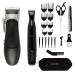 Remington Hair Clipper and Detail Trimmer (25 Piece kit incl. 6 Sectioning Clips 6 Comb attachments (3mm-25mm) Ear Taper Combs Scissors Storage Pouch etc. 40 Minutes Cordless Usage) HC367