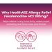 HealthA2Z Fexofenadine Hydrochloride 180mg | Antihistamine for Allergy Relief | 24-Hour Allergy Medicine | 3 Tablets Each in (Pack of 24) | 72 Caplets Total | Value Pack - Buy Online on GoSupps.com