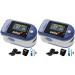 Pulse oximeter PULOX PO-200 with LCD display including accessories (pack of 2)