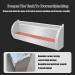 Men Urinal Urinals Wall Mounted 304 Stainless Steel Urinal Commercial Urinal Lengthened 100CM with Drain Pipe Space-Saving Toilet Mens Urinal for Schools Hospitals Bars 100x30x50cm - Buy Online on GoSupps.com