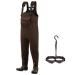 Gonex Neoprene Chest Hunting Waders with 600G/800G Insulated Boots 100% Waterproof Fishing Waders for Men Duck Hunting Dark Brown(with 600g Boots) M 10