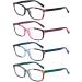 DOOViC Reading Glasses for Women Blue Light Blocking Stylish Design Womens Readers 1.75 Strength 4 Colors-s2 1.75 x