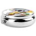 Green Leaf Koala Round Pill Box | 3 Compartment Portable Travel Organizer for Vitamins & Medicine - Buy Online on GoSupps.com