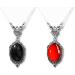 Oralgo Gothic Bloodstone Necklace - Vintage Vampire & Butterfly Design for Men & Women - Buy Online on GoSupps.com