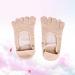 Moisturizing Gel Heel Socks 5 Toe Gel Moisturizing Socks Gel Spa Socks for Women or Men for Healing Dry Cracked Heels and Feet 1 Pair Apricot - Buy Online on GoSupps.com