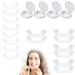 Jiazhouhb 2 pairs tooth panel for plug in for upper and lower teeth immediate teeth upper and lower veneers snap comfort prostheses for bad teeth
