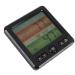Indoor Thermometer & Digital Alarm Clock - Accurate Temperature for Bedroom | DC5V ABS Black Design - Buy Online on GoSupps.com