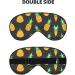 Buy Adjustable Pineapple Sleep Mask | Breathable & Fashionable Eye Mask for Comfortable Sleep | International Shipping - Buy Online on GoSupps.com