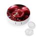 Contact Lens Case Pomegranate Fruit Print Plastic Contact Lens Case contact Lens Care Box ontact Lens Travel Box