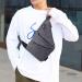 Portable Waterproof Anti-thief Personal Flex Crossbody Sling Bag for Women & Men - Black Right - Buy Online on GoSupps.com