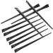 Healeved 36 Pcs Eyeliner Brush Eye Shadow Brush Flat Liner Brush Eye Shadow Blending Brush Black Nylon - Buy Online on GoSupps.com