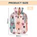 Cute Animal Hot Water Bottles - 2L Bear Cover for Pain Relief | Perfect for Women & Adults - Shop Internationally! - Buy Online on GoSupps.com