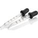 Glass Medicine Dropper Set - Bent & Straight Tip, 1 mL Capacity, 2 Count - Buy Online on GoSupps.com