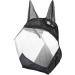 Buy Harrison Howard Caremaster Fly Mask Half Face - Ear Protection for Horses | Black/Silver Retro Extra Full Size - Buy Online on GoSupps.com