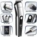 Pritech 3-in-1 Men's Grooming Kit with Cordless Hair Clippers & Nose Trimmer - Rechargeable Electric Shaver with T Blade, LED Display, IPX6 Waterproof - Buy Online on GoSupps.com
