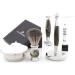 JAG Shaving Razor Set | 3-Part Lee Range | Double Edge Razor Synthetic Brush & Stand | Premium International Shipping - Buy Online on GoSupps.com
