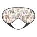 Double-Sided Eye Mask Eye Sleep Shade Cover Cute-Floral-Alpaca-Llama Unisex Night Sleeping Mask