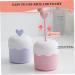 Foam Maker for Face Wash 2Pcs Heart Design Cleanser Foamer Portable Bubble Foamer Fast Foaming PP Skincare Foam Maker for Home Travel - Buy Online on GoSupps.com