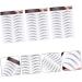 Mipcase 3 Sheets Waterproof Eyebrow Stickers Stickers False Eyebrows for Women Eyebrow Stencils - Buy Online on GoSupps.com