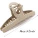 JOYOYO 4 Pcs Natural Colors Hair Claw Clips for Women - Strong Hold, Non-slip Design - Large Size 4.3 Inch - Sine Moon - Buy Online on GoSupps.com