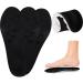 Maxee 3 pairs of orthopedic insoles for men & women Arch deposits heel spur comfort sports shoe inserts breathable and relieve foot pain ideal insole for hiking running size.35-36 black 35-36