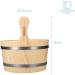 Navaris 5L Wooden Sauna Bucket Set - Pine Infusion Bucket with Plastic Insert 27.5 cm - Light Brown - Perfect for International Shipping - Buy Online on GoSupps.com