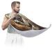 Animal Sloth Beard Bib Apron Beard Hair Catcher for Men Shaving Fathers Day Anniversary Christmas Gifts for Dad Husband Beard Bib with 2 Suction Cups