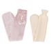 Chiciri's hand-brought water bag no leakage long plush hot hot water bag explosion-protected with cover for the office (pink and white)