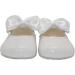 Baby Girls White Pram Shoes | Soft Sole with Bow | Made in Britain | Size 0 UK Child - Buy Online on GoSupps.com