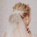Wedding Hair Accessories Fanvoes Hair Pieces Comb for Brides Bridal - Silver Vintage Headpiece Jewelry Decorations w/Rhinestone Crystal Ivory Pearl for Mother of Bride Bridesmaid Women Flower Girls - Buy Online on GoSupps.com