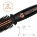 AmoVee 1 Inch Curling Iron - Dual Voltage Tourmaline Ceramic Ionic Hot Brush for Long Hair - Professional Instant Heat Up Styling Tool - Travel-Friendly - Buy Online on GoSupps.com