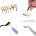 Hotfix Applicator Tool Bedazzler Kit with 2400 Purple Rhinestones - 7 Tips, Stand, Tweezers, Brush, Wax Pencils | DIY Rhinestone Setter for Crafts - Buy Online on GoSupps.com
