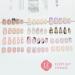 12 Packs (288 Pcs) Misssix Press On Nails Set - Almond & Square False Nails with Nail Glue - Medium & Short Fake Nails for Women - Buy Online on GoSupps.com