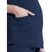 Cherokee Women's Maternity Scrub Top - Workwear Revolution Mock Wrap - Navy, Size Medium | WW688 - Buy Online on GoSupps.com