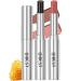 Sitovely 2 Pieces Honey Lipstick Tinted Lip Balm Moisturizing Jelly Lipstick Black and Pink Honey Lipstick Moisturizing Lip Care for Dry Lips