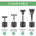 Linkidea 2 Pack Safety Razor Stand, 0.7 Opening Dia, Aluminum Alloy Men's Shaving Stand - Dark Grey - Buy Online on GoSupps.com