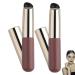 Silicone Lip Brush 2 Reusable Lip Makeup Applicator Silicone Makeup Brush with Cap Silicone Lip Balm Applicator Portable Multifunctional Tool for Lipstick Lip Gloss Lip Tint Concealer