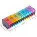 Large Weekly Pill Organizer 2x Daily - AM PM Pill Case for Vitamins & Meds | 7-Day Travel Pill Box - Buy Online on GoSupps.com