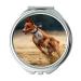 Mirror Travel Mirror Dog Dog Racing Animal Race Run Sport0 Pocket Mirror portable mirror