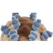 Zappi Co Ultra Soft Ankylosaurus Dinosaur Plush Toy 32cm - Safari Collection, Realistic Lifelike Design for Kids - Buy Online on GoSupps.com