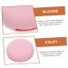 Silicone Makeup Puff Holder - Travel Cosmetic Box for Makeup Sponges (7.5x7.5x2 cm) - Pink - Buy Online on GoSupps.com