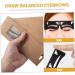 Angoily Eyebrow Design Eyebrow Card Ruler Tool Template Metal Eyebrow Ruler Positioning Ruler Make up - Buy Online on GoSupps.com