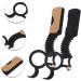 Buy Fomiyes Metal Mustache Razor Holder - Ergonomic Vintage Hairdressing Tool for Interchangeable Blades - Stainless Steel Scissors & Razor Holder - Buy Online on GoSupps.com