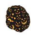 Happy Halloween Printed Waterproof Shower Cap - Fits All Head Sizes & Hair Textures | Women's Bath Cap - Buy Online on GoSupps.com