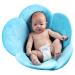 URMAGIC Baby Bathtub Pad - Foldable Blooming Flower Petal Shape Bath Cushion for Newborns, Blue - Buy Online on GoSupps.com