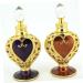 Housoutil 1pc Glass Perfume Bottle Mini Perfumes Mini Perfume Bottle Ornament Container Pocket Perfume Heart Alloy Bottle Toiletry Containers Dropper Bottle Travel Vintage - Buy Online on GoSupps.com